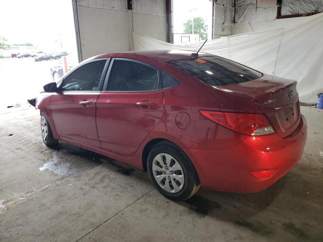 KMHCT4AE0HU356034 - 2017 HYUNDAI ACCENT SE RED photo 2