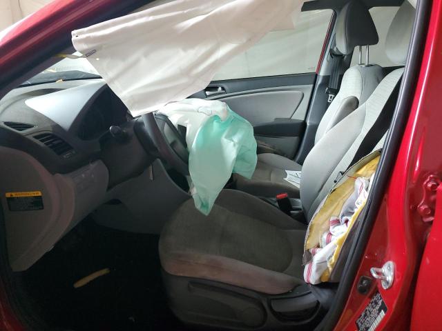 KMHCT4AE0HU356034 - 2017 HYUNDAI ACCENT SE RED photo 7