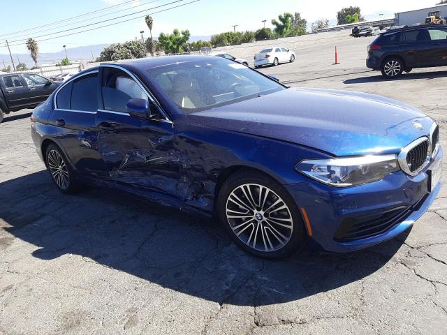 WBAJA9C57KB388975 - 2019 BMW 530E BLUE photo 4