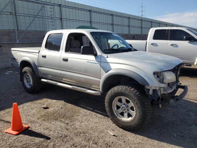 5TEHN72N53Z284543 - 2003 TOYOTA TACOMA DOUBLE CAB SILVER photo 4