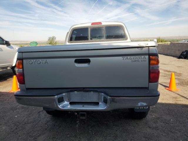 5TEHN72N53Z284543 - 2003 TOYOTA TACOMA DOUBLE CAB SILVER photo 6