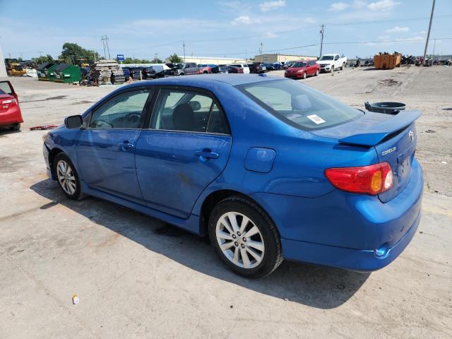 2T1BU4EE8AC357264 - 2010 TOYOTA COROLLA BASE BLUE photo 2