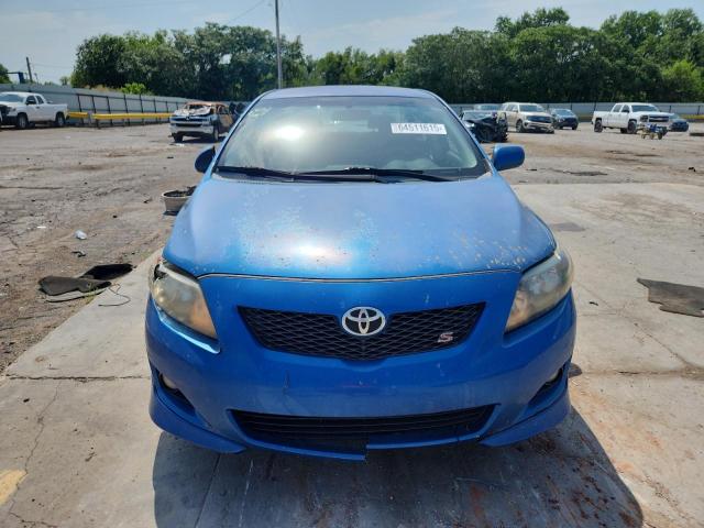 2T1BU4EE8AC357264 - 2010 TOYOTA COROLLA BASE BLUE photo 5