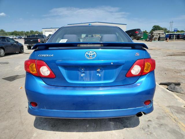 2T1BU4EE8AC357264 - 2010 TOYOTA COROLLA BASE BLUE photo 6