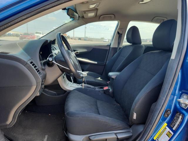 2T1BU4EE8AC357264 - 2010 TOYOTA COROLLA BASE BLUE photo 7