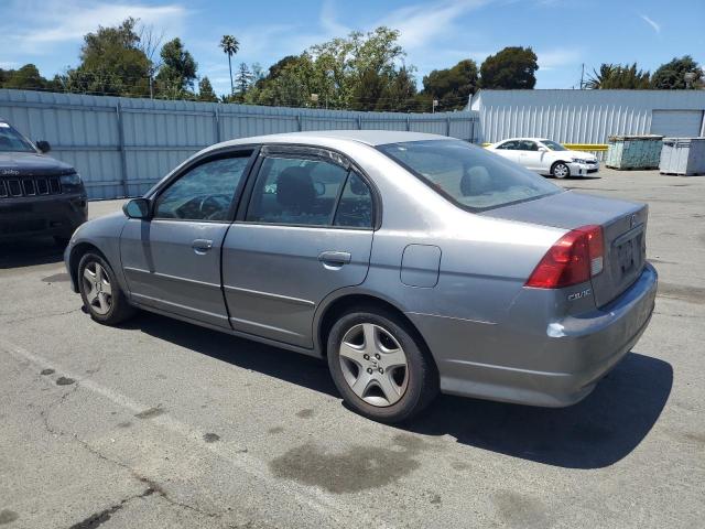 2HGES26774H544529 - 2004 HONDA CIVIC EX GRAY photo 2