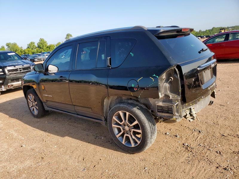 1C4NJCEB9HD170876 - 2017 JEEP COMPASS LATITUDE BLACK photo 2