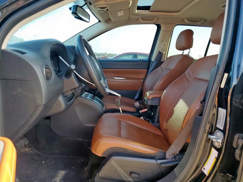 1C4NJCEB9HD170876 - 2017 JEEP COMPASS LATITUDE BLACK photo 7