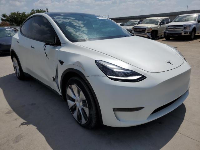 5YJYGDEE6MF211074 - 2021 TESLA MODEL Y أبيض صورة 4