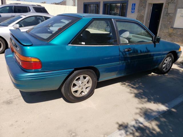 1FAPP11J7PW279693 - 1993 FORD ESCORT LX GREEN photo 3