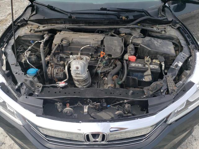 1HGCR2F75GA110518 - 2016 HONDA ACCORD EX შავი ფოტო 11