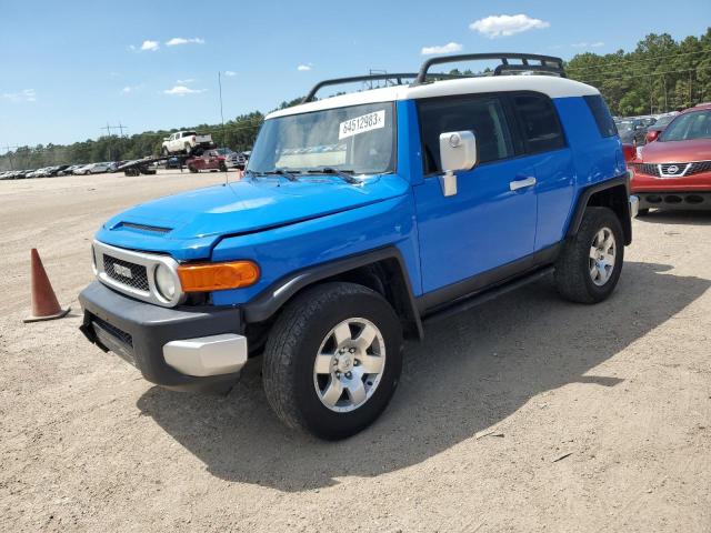 JTEBU11F970044624 - 2007 TOYOTA FJ CRUISER BLUE photo 1