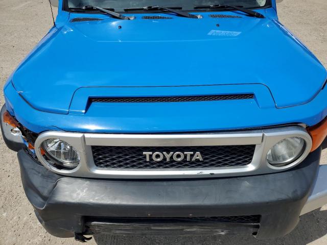 JTEBU11F970044624 - 2007 TOYOTA FJ CRUISER BLUE photo 12