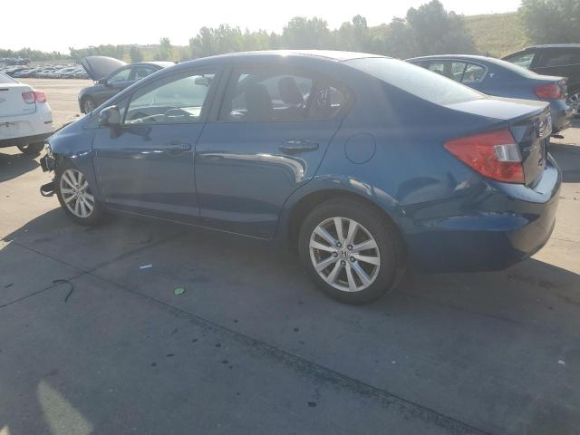 2HGFB2F88CH550528 - 2012 HONDA CIVIC EX BLUE photo 2