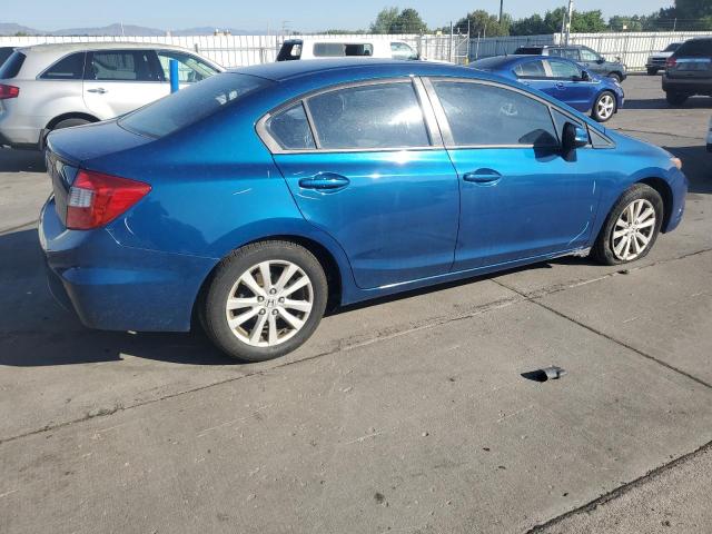 2HGFB2F88CH550528 - 2012 HONDA CIVIC EX BLUE photo 3