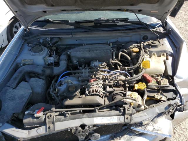 JF1SF65602H758955 - 2002 SUBARU FORESTER S SILVER photo 12