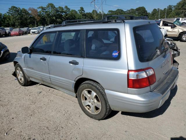 JF1SF65602H758955 - 2002 SUBARU FORESTER S SILVER photo 2