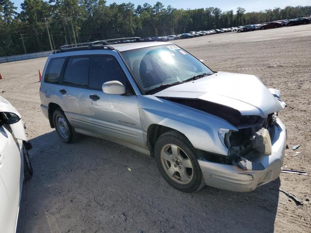 JF1SF65602H758955 - 2002 SUBARU FORESTER S SILVER photo 4