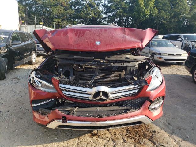 4JGDA5HB2GA695650 - 2016 MERCEDES-BENZ GLE 350 4MATIC MAROON photo 5