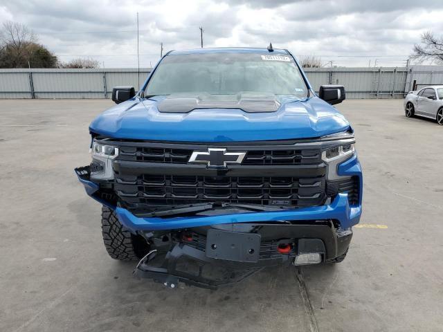 3GCUDFED1NG559998 - 2022 CHEVROLET SILVERADO K1500 LT TRAIL BOSS BLUE photo 5