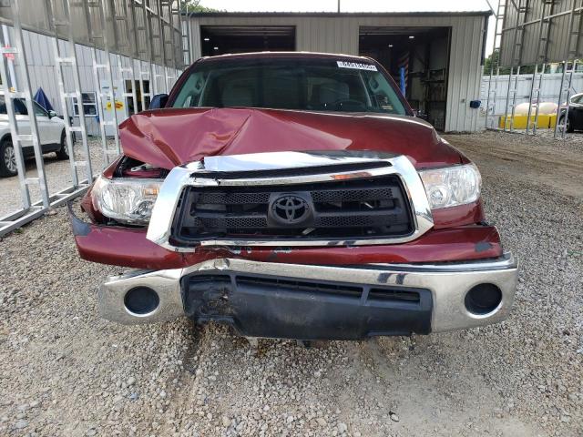 5TFUM5F14AX013636 - 2010 TOYOTA TUNDRA DOUBLE CAB SR5 BURGUNDY photo 5