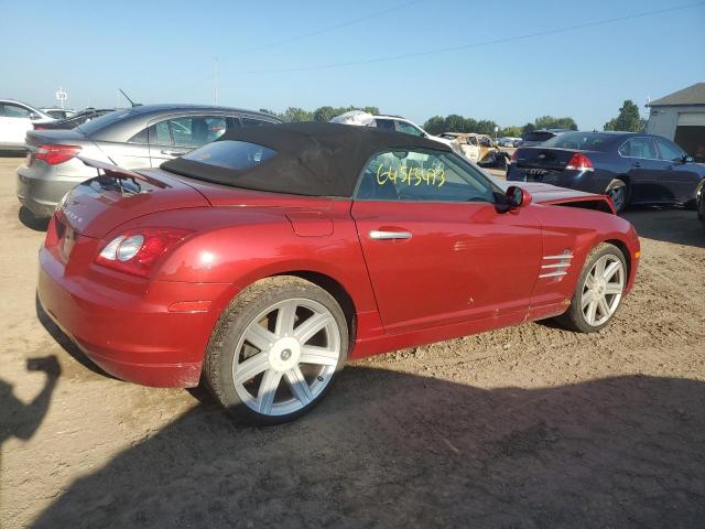 1C3AN65L65X055292 - 2005 CHRYSLER CROSSFIRE LIMITED RED photo 3