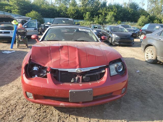 1C3AN65L65X055292 - 2005 CHRYSLER CROSSFIRE LIMITED RED photo 5