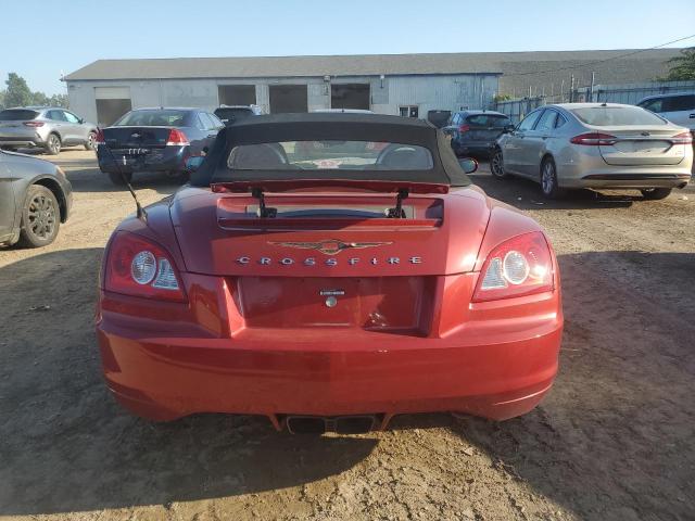 1C3AN65L65X055292 - 2005 CHRYSLER CROSSFIRE LIMITED RED photo 6