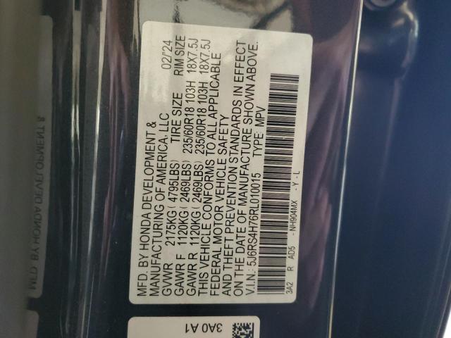 5J6RS4H76RL010015 - 2024 HONDA CR-V EXL GRAY photo 14