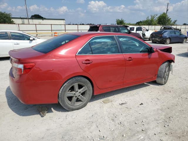 4T1BF1FK2DU651999 - 2013 TOYOTA CAMRY L RED photo 3