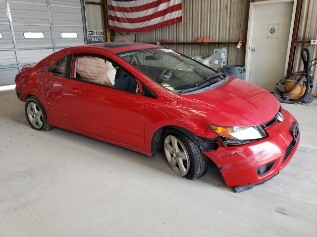 2HGFG128X7H578886 - 2007 HONDA CIVIC EX RED photo 4