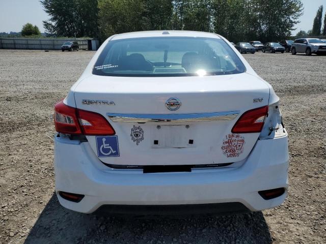 3N1AB7AP0KY284339 - 2019 NISSAN SENTRA S WHITE photo 6