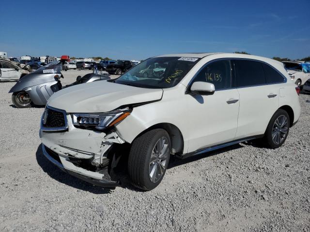5FRYD4H52HB012080 - 2017 ACURA MDX TECHNOLOGY WHITE photo 2