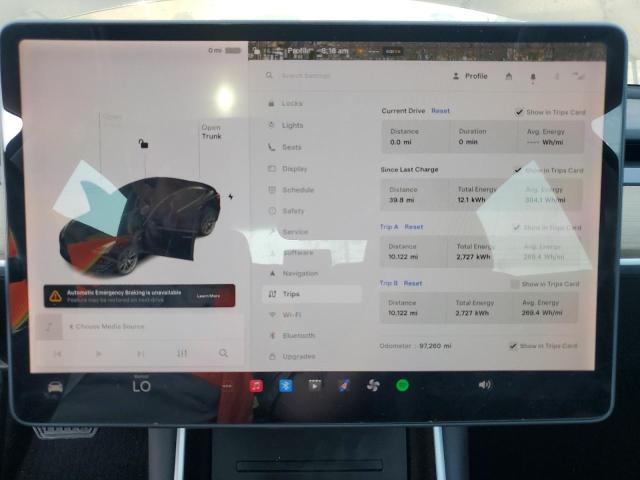 5YJ3E1EA8KF410572 - 2019 TESLA MODEL 3 黑色 照片 9