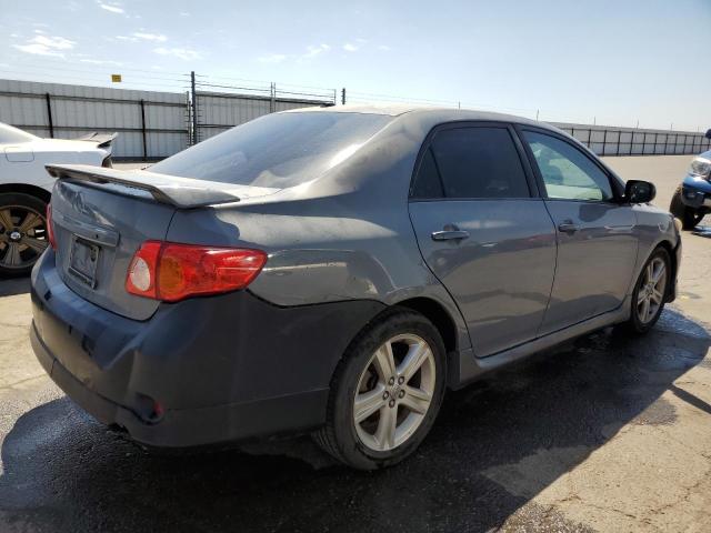 1NXBE4EE7AZ277692 - 2010 TOYOTA COROLLA XRS GRAY photo 3