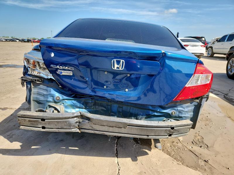 19XFB2F55CE342879 - 2012 HONDA CIVIC LX BLUE photo 6