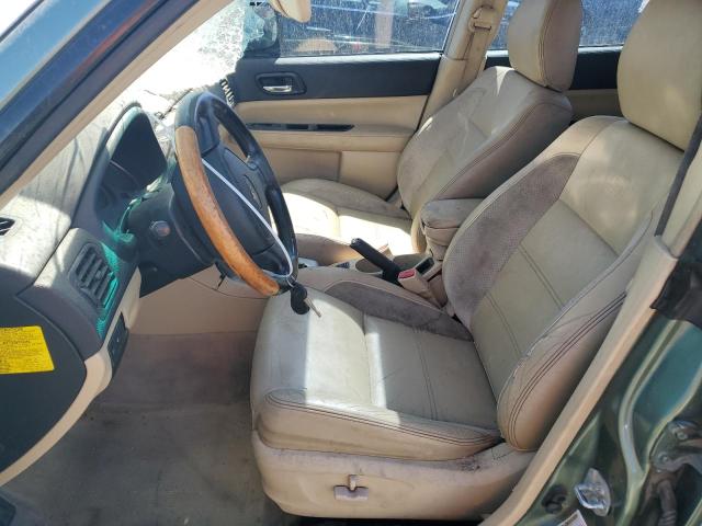 JF1SG67666H743019 - 2006 SUBARU FORESTER 2.5X LL BEAN GREEN photo 7