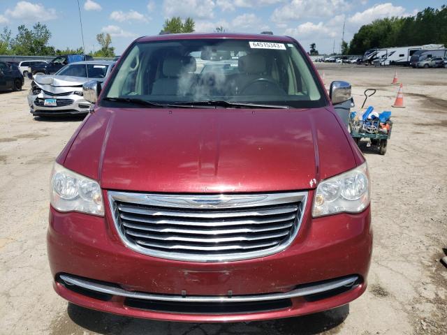 2C4RC1CG9DR508766 - 2013 CHRYSLER TOWN & COU TOURING L RED photo 5