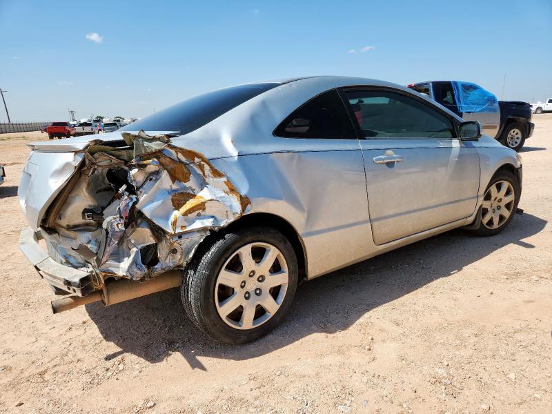 2HGFG12658H539199 - 2008 HONDA CIVIC LX ვერცხლისფერი ფოტო 3