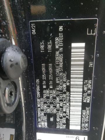 JTJGARBZ0M2194189 - 2021 LEXUS NX 300 BASE Qara foto 13