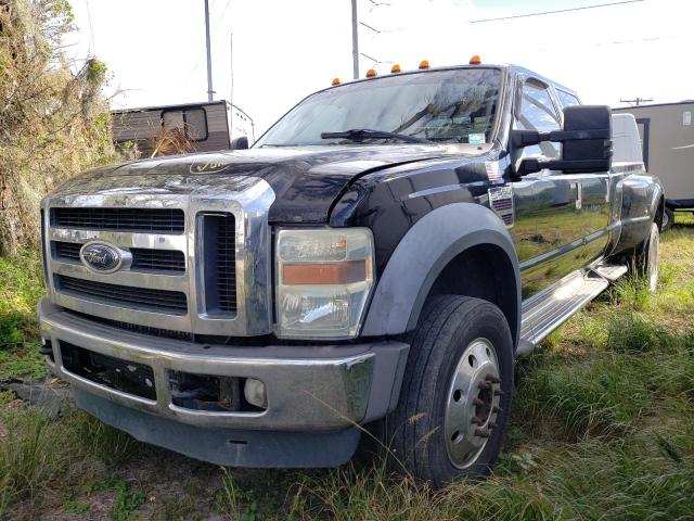 1FDAW57R48EC79709 - 2008 FORD F550 SUPER DUTY BLACK photo 2