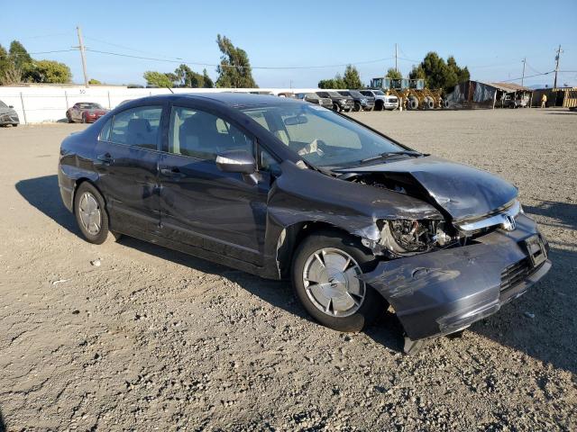 JHMFA36228S016359 - 2008 HONDA CIVIC HYBRID GRAY photo 4