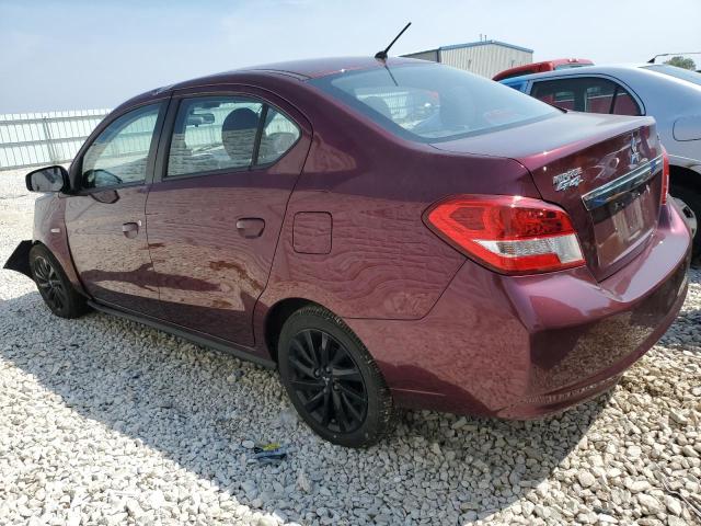 ML32F4FJXLHF03061 - 2020 MITSUBISHI MIRAGE G4 SE MAROON photo 2