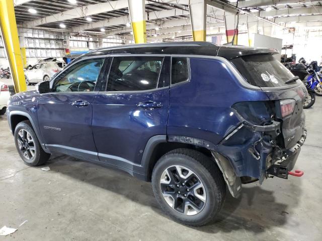 3C4NJDDBXJT357387 - 2018 JEEP COMPASS TRAILHAWK BLUE photo 2