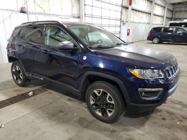 3C4NJDDBXJT357387 - 2018 JEEP COMPASS TRAILHAWK BLUE photo 4