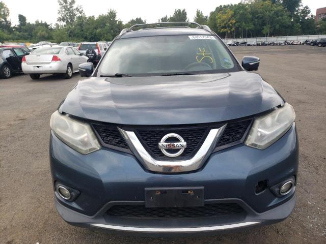 5N1AT2MV3EC854740 - 2014 NISSAN ROGUE S BLUE photo 5