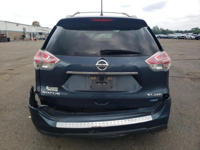 5N1AT2MV3EC854740 - 2014 NISSAN ROGUE S BLUE photo 6