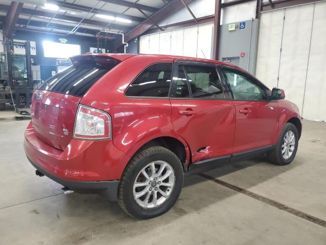 2FMDK48C87BA60095 - 2007 FORD EDGE SEL RED photo 3