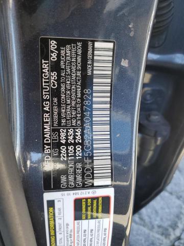 WDDHF5GB2AA047828 - 2010 MERCEDES-BENZ E 350 GRAY photo 12