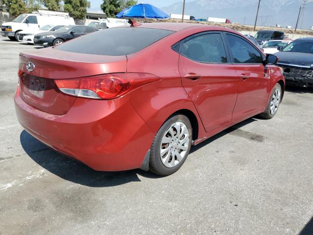 KMHDH4AEXDU483969 - 2013 HYUNDAI ELANTRA GLS BURGUNDY photo 3